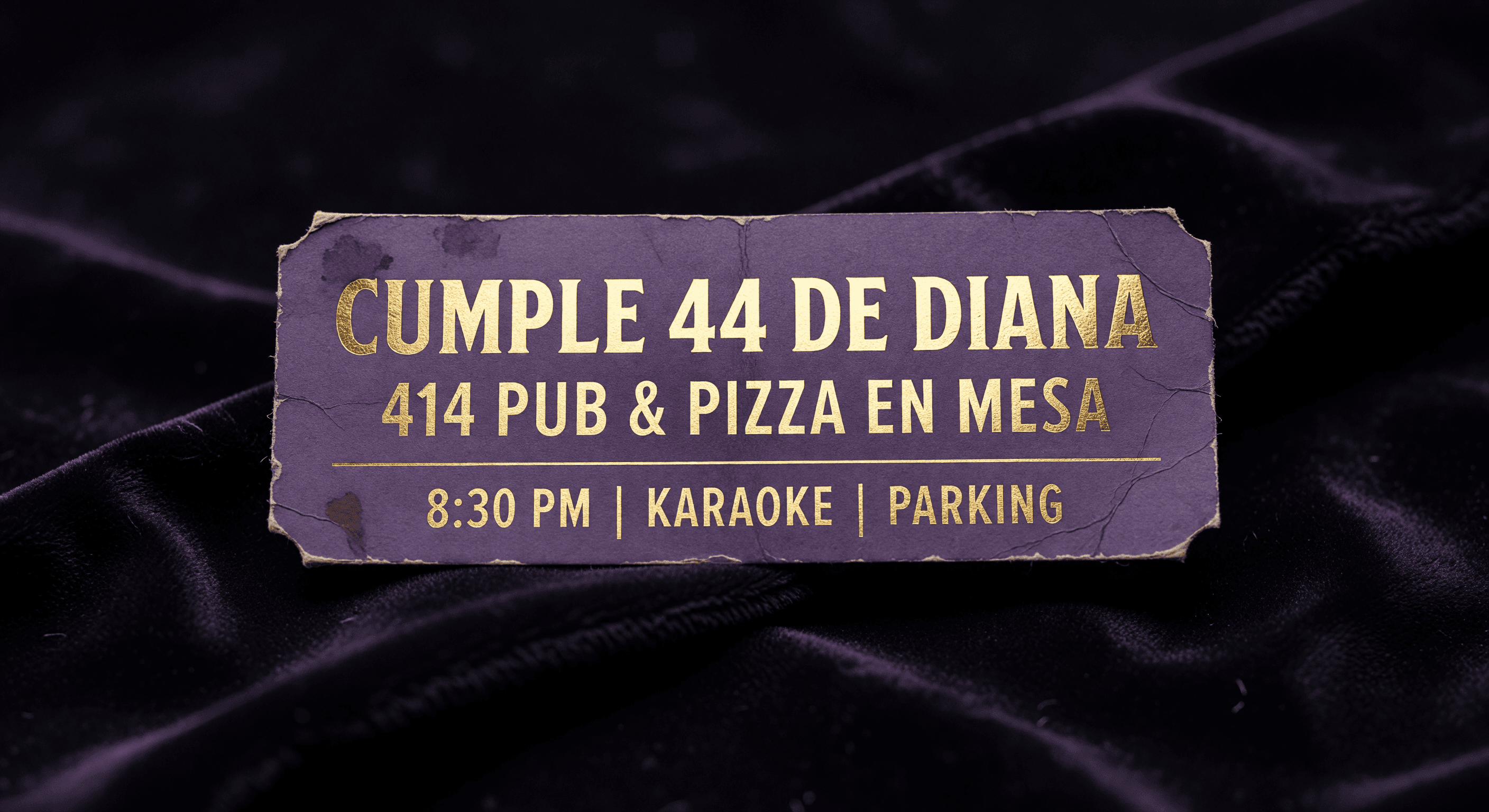 Karaoke Ticket