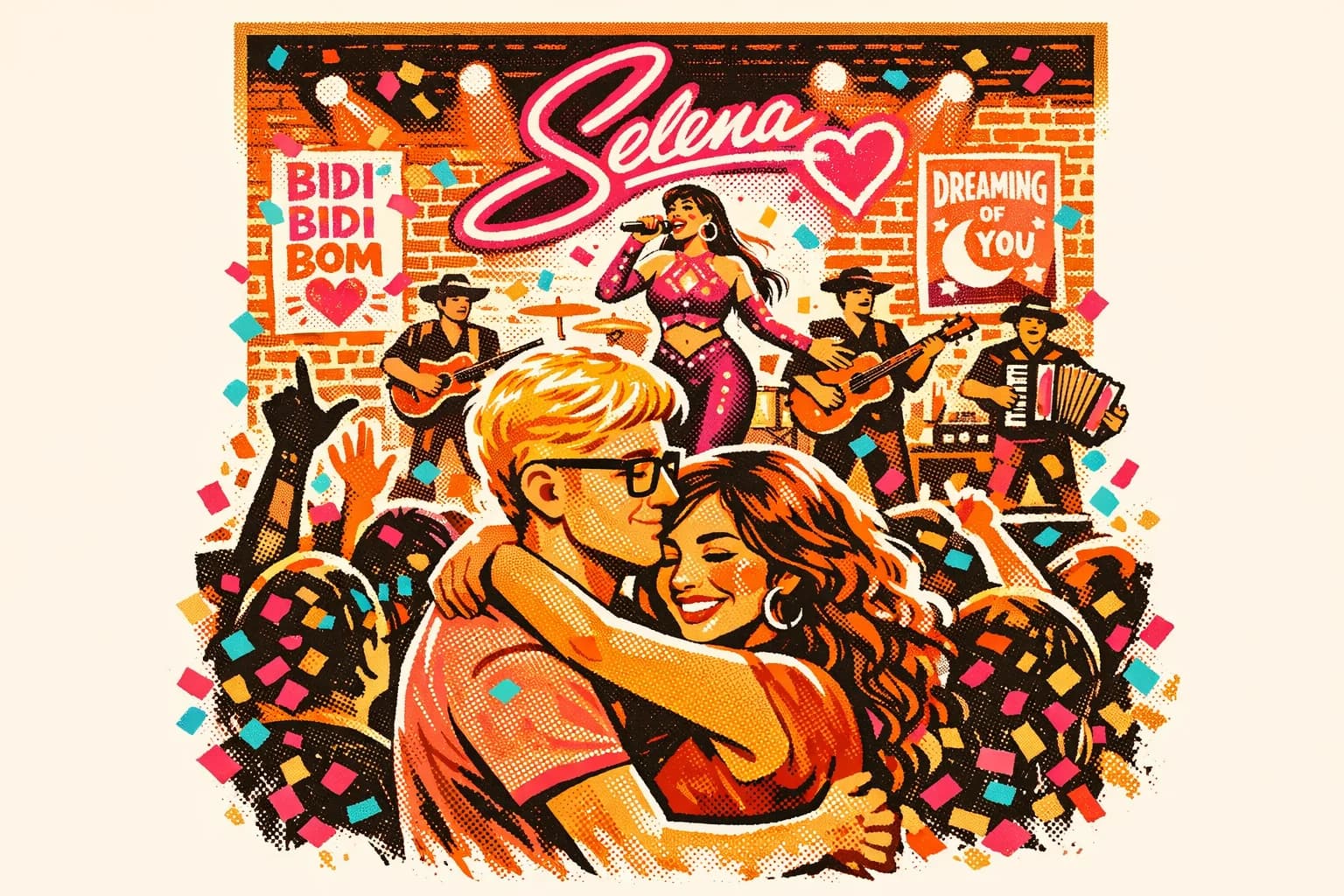 Selena tribute concert illustration